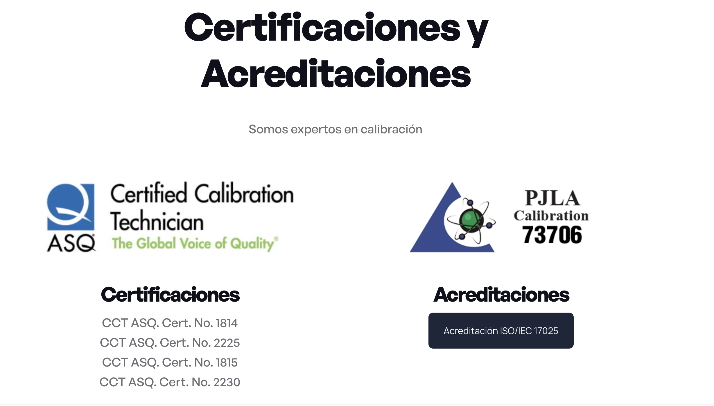 ASQ — Certified Calibration Technician